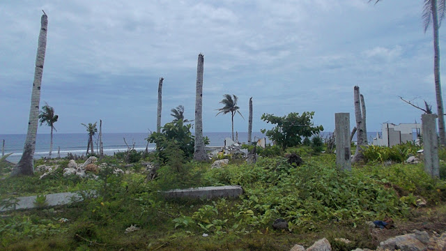 ruins of The Surf Camp on ABC Beach, Calicoan Guiuan Eastern Samar