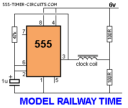 Circuit Project: MODEL RAILWAY TIME Circuit