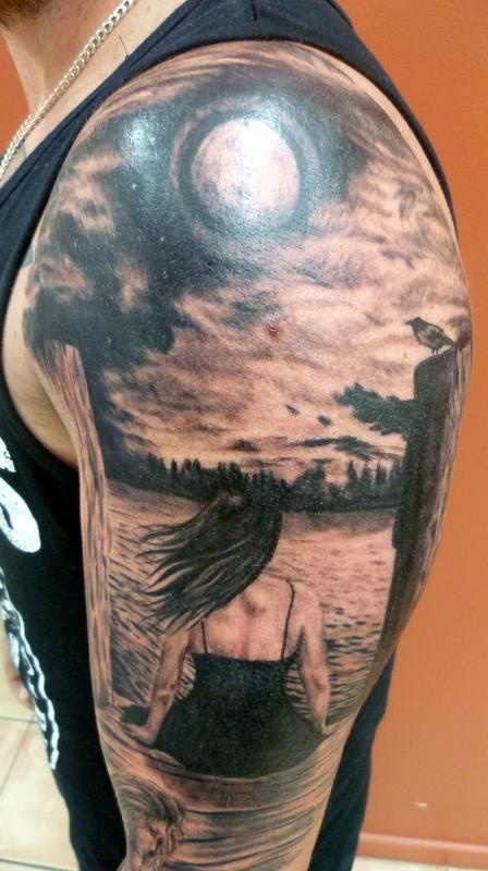 See more Amazing fantasy world tattoos on whole arm