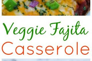Best Veggie Fajita Quinoa Casserole