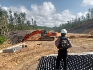 Pantau Situasi Pembangunan IKN, Satgas Ops.Nusantara Mahakam Gelar Patroli Kamtibmas