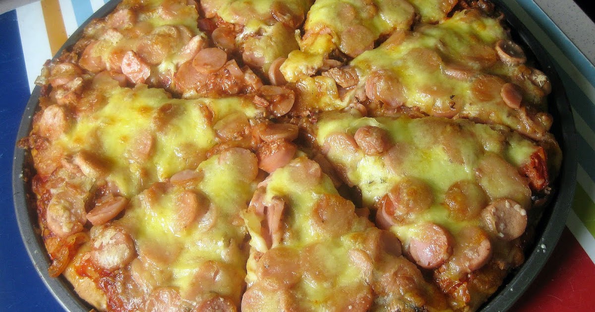 RESEPI NENNIE KHUZAIFAH: Pizza sardin & sosej