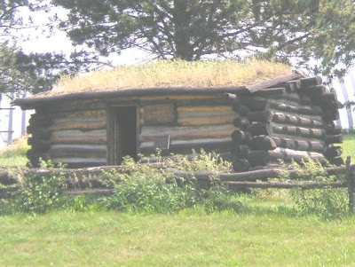 Sod house at Mt. Pisgah