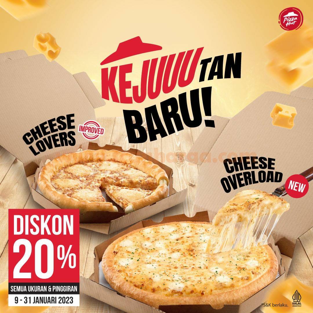 Promo PIZZA HUT CHEESE Series DISKON 20%