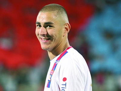 Karim Benzema smiling