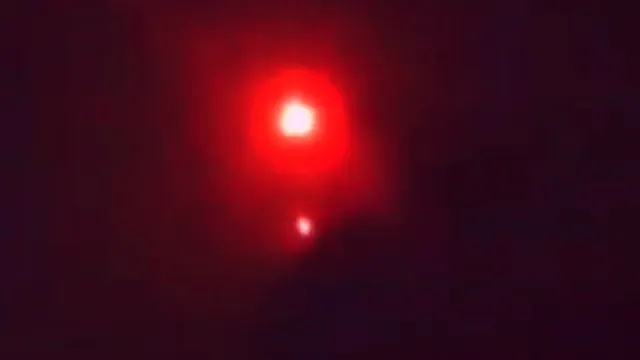 Orbs being released by a Mothership UFO.