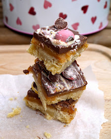 Mini Egg Millionaire Shortbread Easter The Betty Stamp