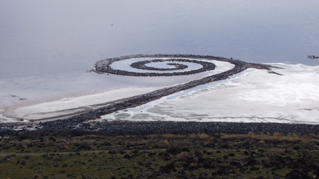 Art Talk - foredrag om kunst. Robert Smithson: Spiral jetty, 1970