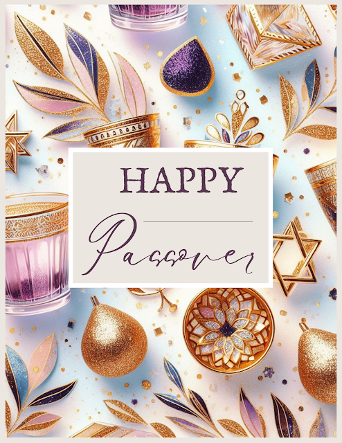 Greeting For Passover Free Jewish Card Printable Greeting | Aesthetic Luxury Mulberry Lavender Mauve Light Soft Pastel Tones Cool Cute Background Image Design