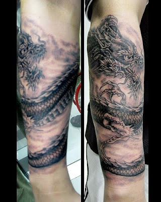 Dragon Sleeve tattoos design 03 pictures
