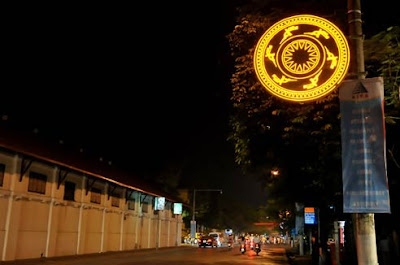 Streets in Hanoi photo before great festival