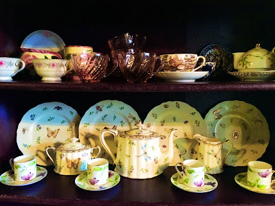 ecclectic tea set collection