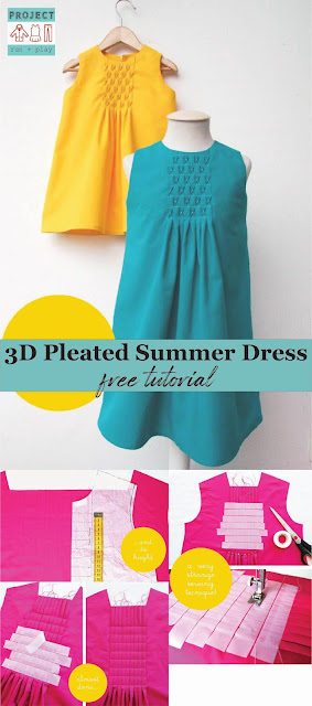 3D Pleated Dress tutorial