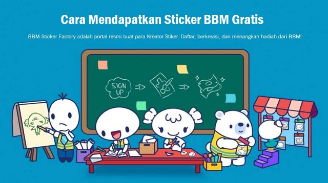 Cara Mendapatkan Sticker BBM Gratis