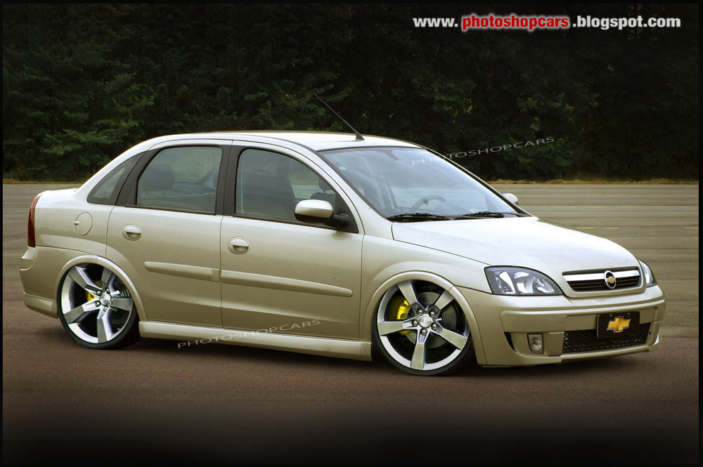 Corsa Sedan Tuning rebaixado