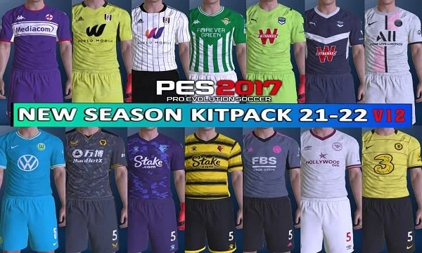 PES 2017 Kitpack Season 2021-2022 AIO Big Pack v12