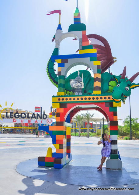 Lady at Legoland Dubai