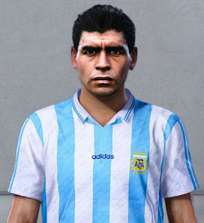 PES 2020 Faces Diego Maradona 1994 by Nahue