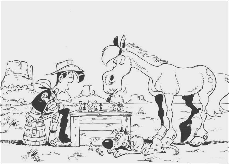 Fun Coloring Pages: Lucky Luke Coloring Pages