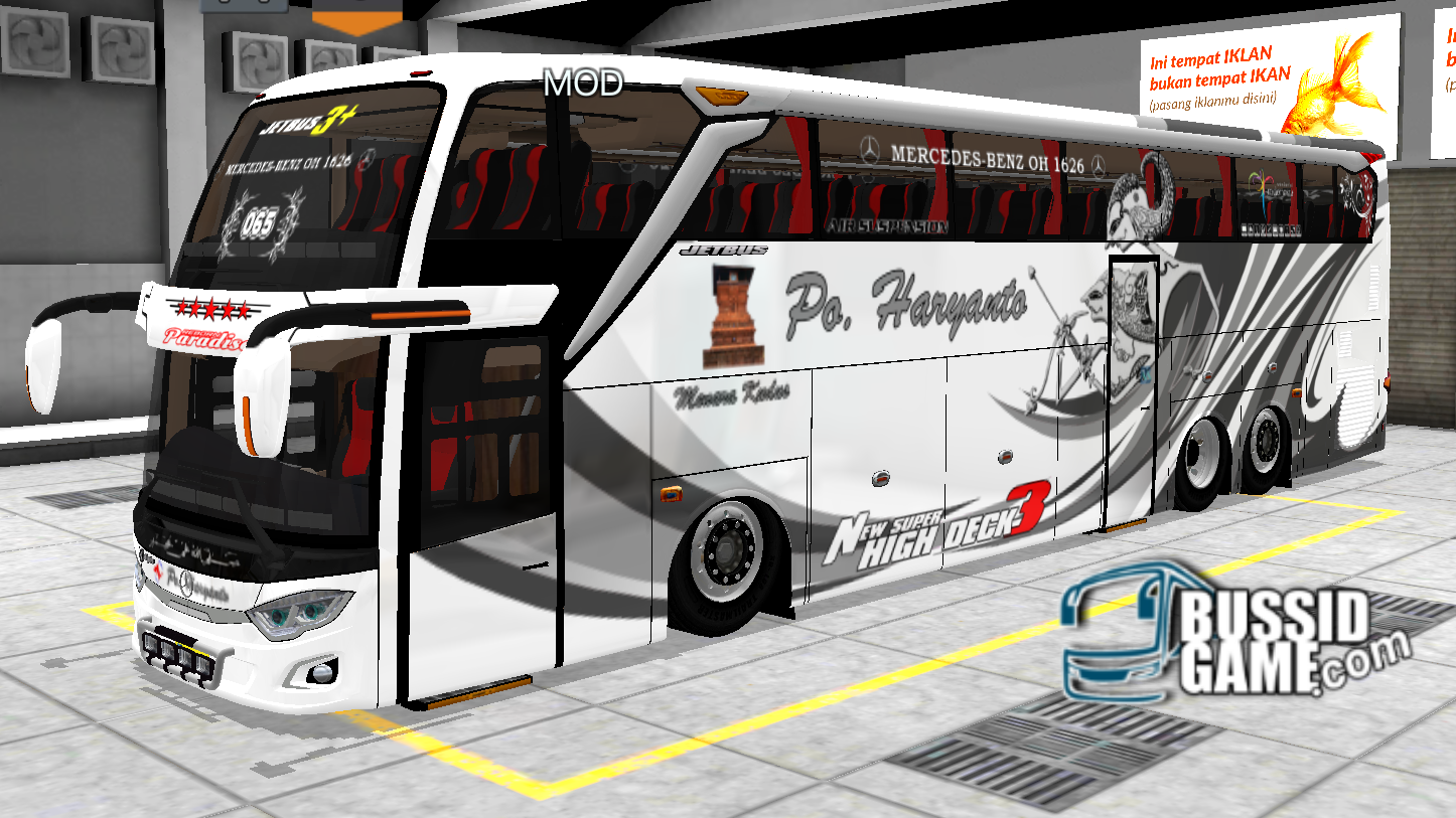 Koleksi Livery  Mod Bus JB3 UHD Cvt By WSP Mods Gudang 