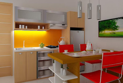 desain dapur mungil yang cantik