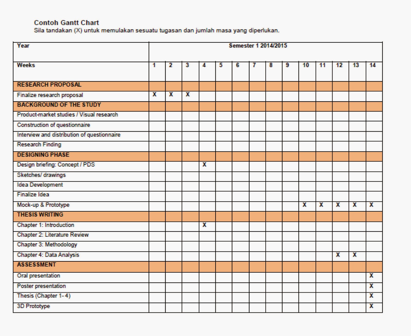 Download Contoh Gantt Chart  Gantt Chart Excel Template