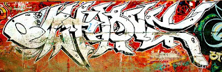 White and Black Fonts Style Graffiti Tagging