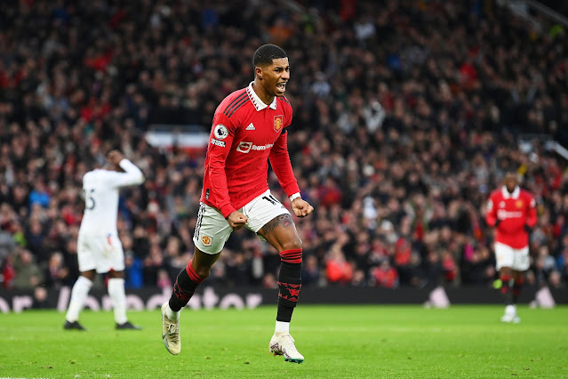Man United Beat Crystal Palace 2-1 with Goals from Rashford, Fernandes