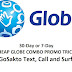 30-Day or 7-Day Cheap Globe Combo Promo Tricks : GoSakto Text, Call and Surf (2018)