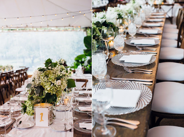 Classic Garden Wedding Reception