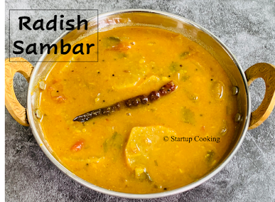 radish sambar