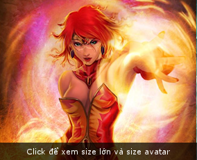 Lina fanart Dota