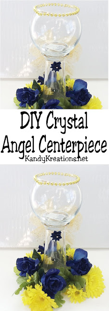 Do you need a quick, cheap, easy, but elegant, beautiful centerpiece for your next party? This angel centerpiece is perfect and can be made in just a few minutes for a spectacular addition to your table.