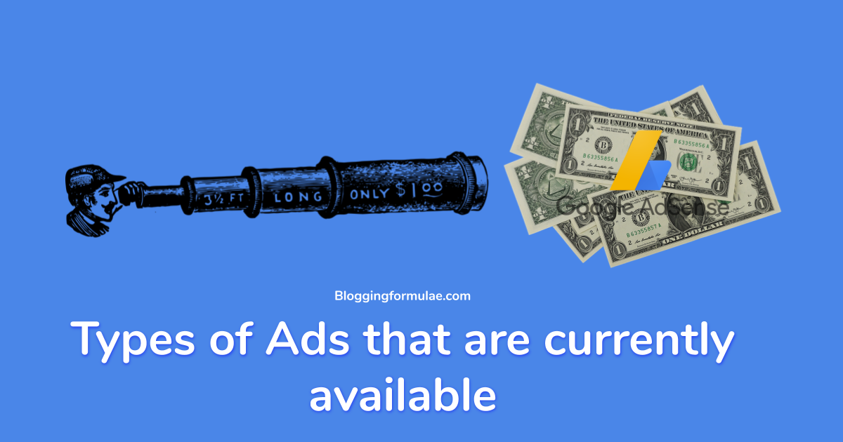 Types of ADs on the internet