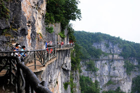 Tianmen Mountain China.