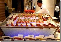 Freshest catch of the day at the Seafood Bar
