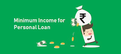 minimum income required for personal loan