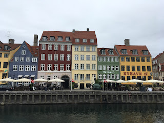 Colourful buildings at Nyhavn harbour, Copenhagen