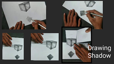 How to draw square, square pencil drawing with pencils, step by step tutorial for to draw square
