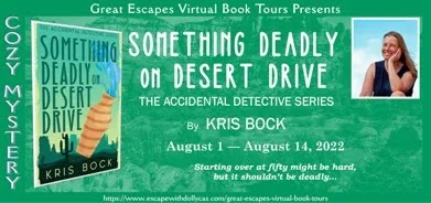 Something Deadly on Desert Drive (The Accidental Detective humorous #mystery Book 2) is on tour with Dollycas Great Escapes #BookTour! Enter the #CozyMystery #Giveaway