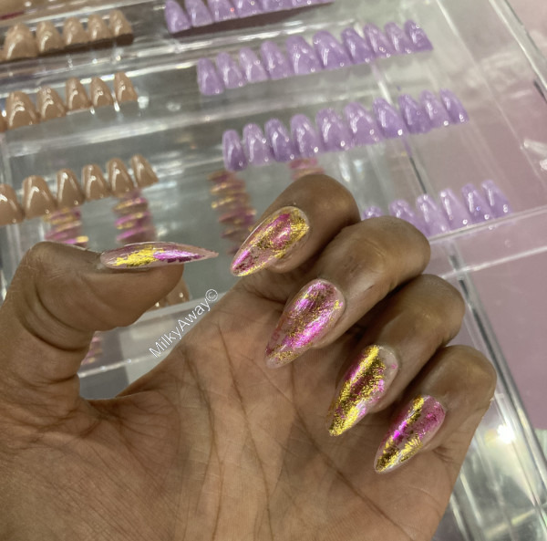 Collection capsule press on nails Prestige Rose Gold Jessica Delachance x Djulicious Cosmetics