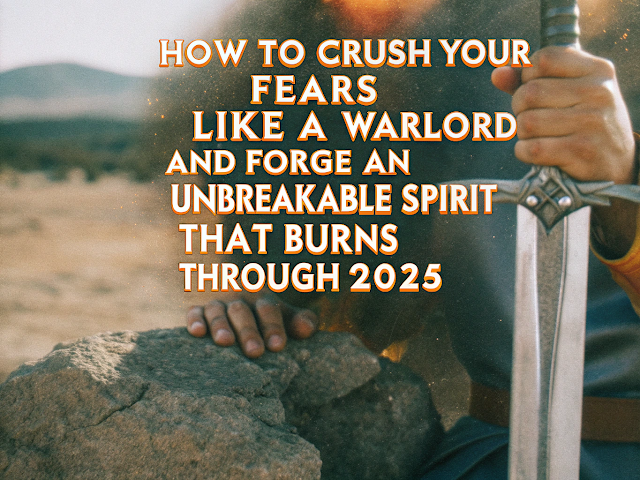 How to Crush Your Fears Like a Warlord and Forge an Unbreakable Spirit That Burns Through 2025