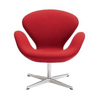 Swan Chairs on Salto Afiado  Egg  Swan E Ant Por Arne Jacobsen