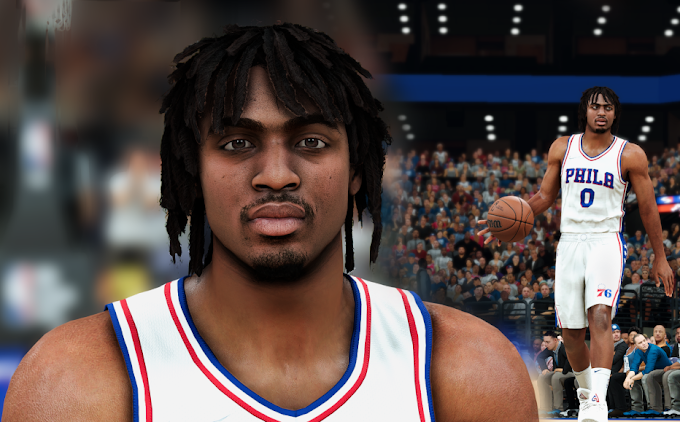 Tyrese Maxey Cyberfacce by PPP | NBA 2K22