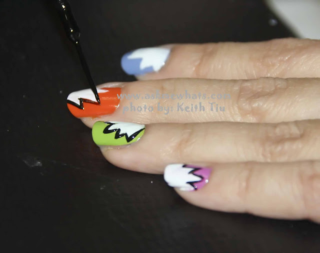 a photo of Nail Art Tutorial: Pow! Bam! Boom!