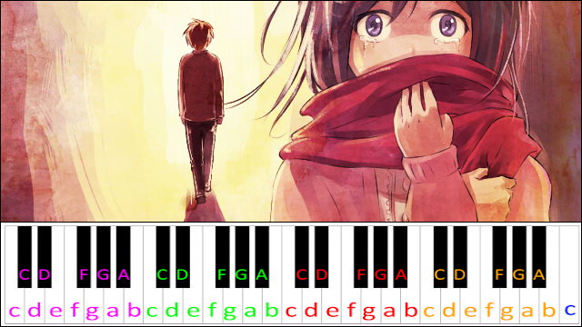 Akuma no Ko (Attack on Titan: The Final Season ED 2) Piano / Keyboard Easy Letter Notes for Beginners