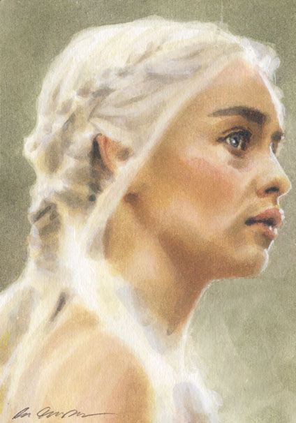 Emilia Clarke Daenerys Targaryen from Game of Thrones part II