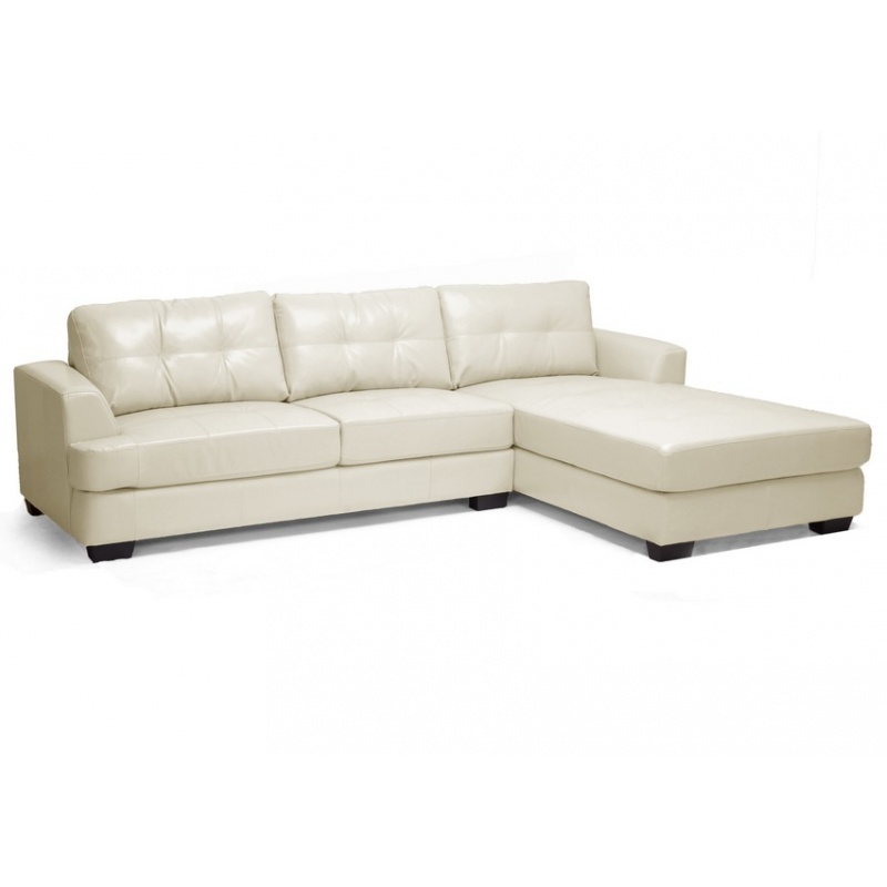 Button Tufted Leather Sectional Sofa Oversized Chaise Lounge Button Tufted Leather Sectional Sofa Oversized Chaise Lounge