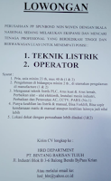 Karir Surabaya di PT. Bintang Barisan Tujuh Januari 2021