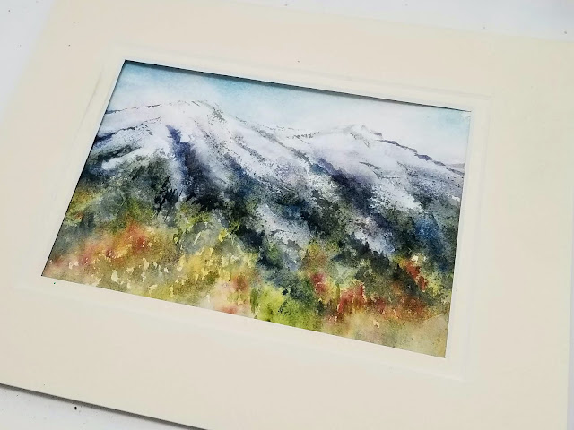 Watercolor ground used for adding whites to a watercolor painting.  ©2019 Christy Sheeler Artist.  She Must Make Art.  All Rights Reserved.
